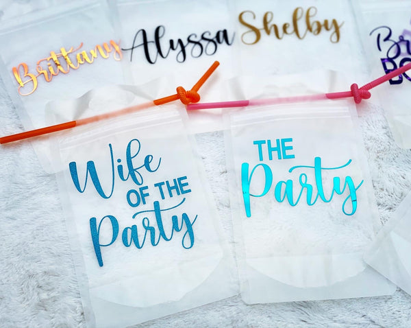 Booze Bags, Custom Drink Pouch