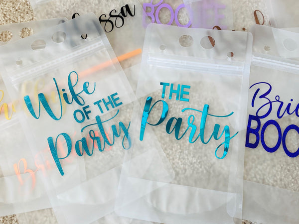 Booze Bags, Custom Drink Pouch