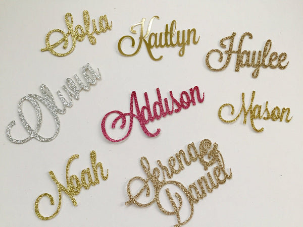Custom Word Confetti, Name Confett