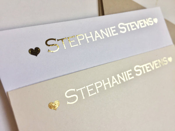 Personalized Note Cards, Personalized Stationery, CP