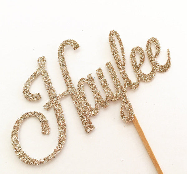 Personalized Cupcake Topper, Custom Cupcake Topper