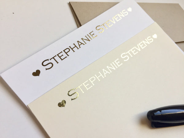 Personalized Note Cards, Personalized Stationery, CP