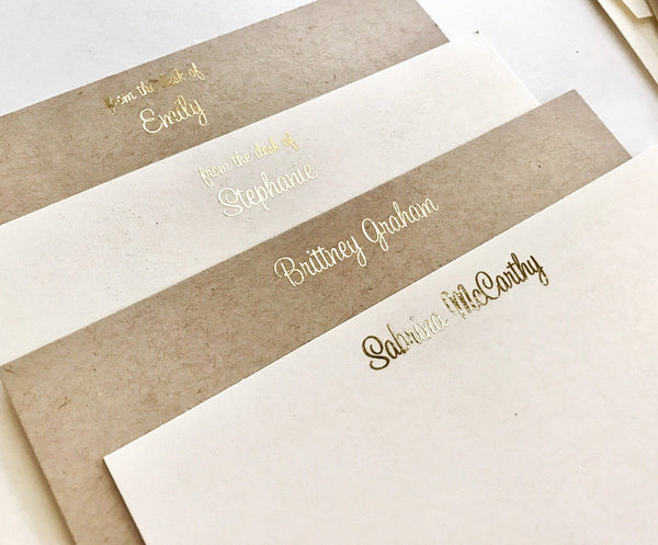 Custom Note Cards, Personalized Stationary, SH