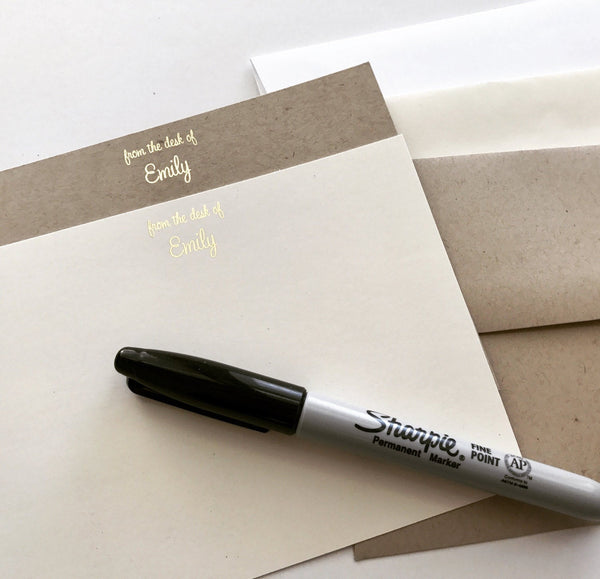 Custom Note Cards, Personalized Stationary, SH