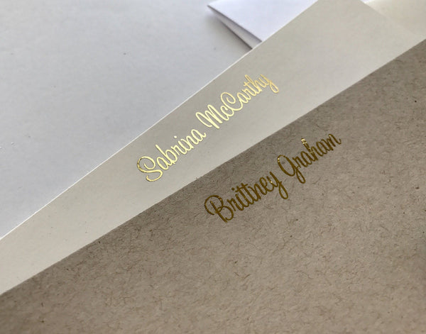 Custom Note Cards, Personalized Stationary, SH