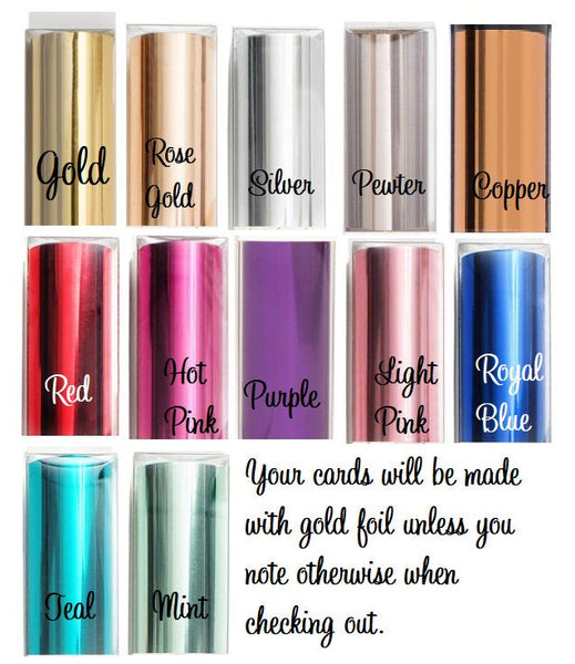 Custom Note Cards, Personalized Stationary, SH