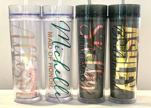 Personalized Tumblers, Bridesmaid Tumblers