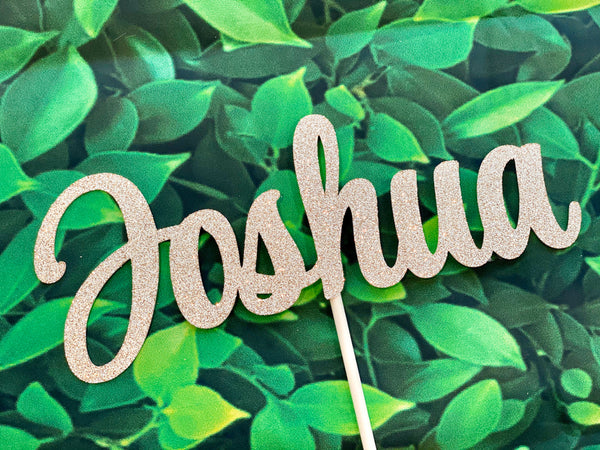 Custom Cake Topper, Name Cake Topper