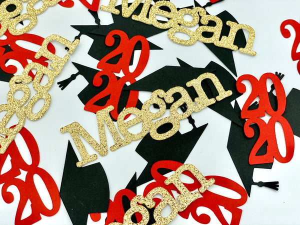 Graduation Name Confetti, Graduation Party Decorations