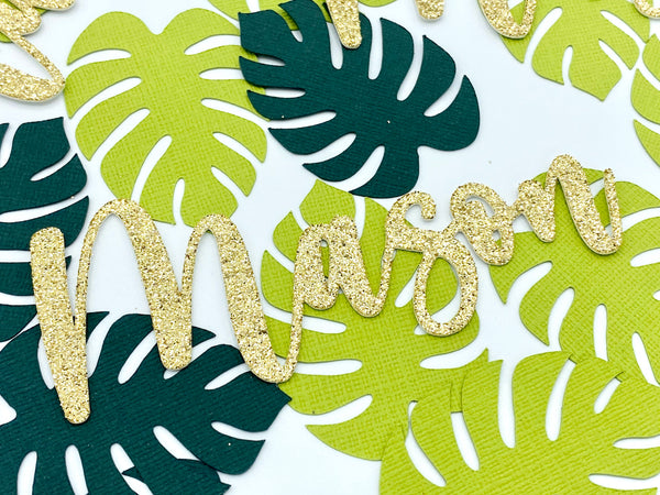 Safari/Jungle Name Confetti