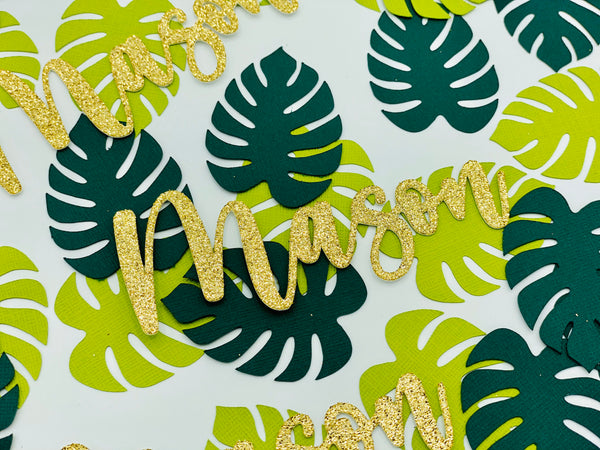 Safari/Jungle Name Confetti