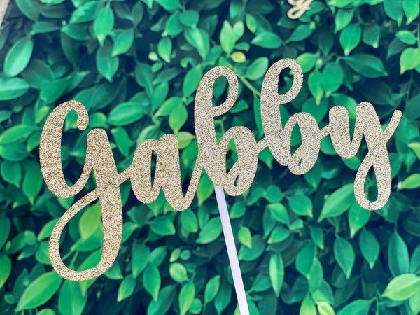 Custom Cake Topper, Name Cake Topper