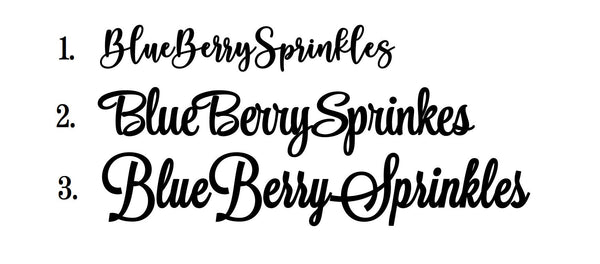 Custom Cupcake Topper, Name Cupcake Topper