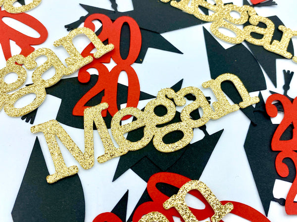 Graduation Name Confetti, Graduation Party Decorations