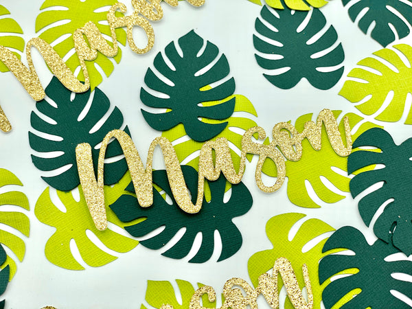 Safari/Jungle Name Confetti