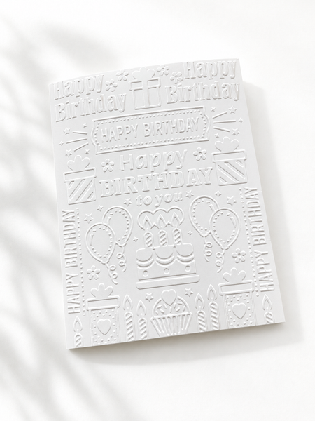 Embossed Birthday Cards, Birthday Card Set