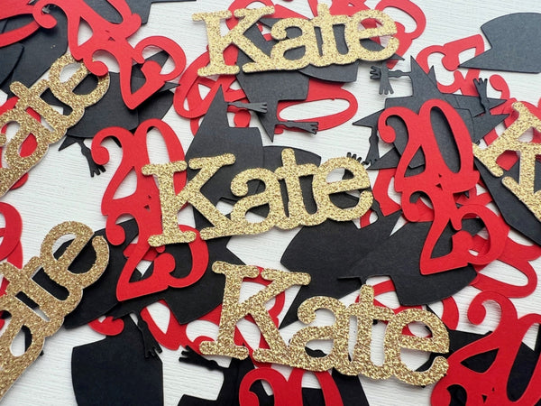 Graduation Name Confetti, Graduation Party Decorations