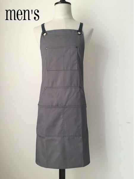 Personalized Apron: Custom Text, Adjustable Straps, Cooking & Baking, Minimalistic, Modern
