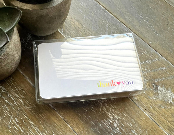 Personalized Mini Note Cards, Foil Custom Message Stationery (2"x3.5"), Pack of 50