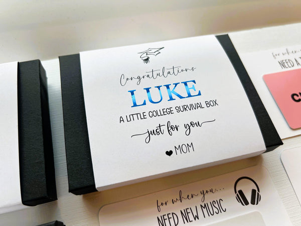 Graduation Gift Card Box Book, College Survival Kit Gift, Adulting Kit, Cash Present Box, High School Graduation Gift, Money Gifting