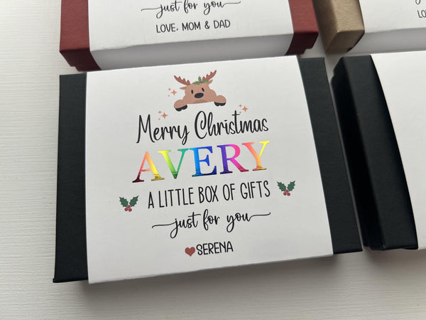 Personalized Christmas Gift Card Box, Holiday Gift Card Gift Box Book, Gift Card Box for Teens, Cash Gifting, Holds Multiple Gift Cards