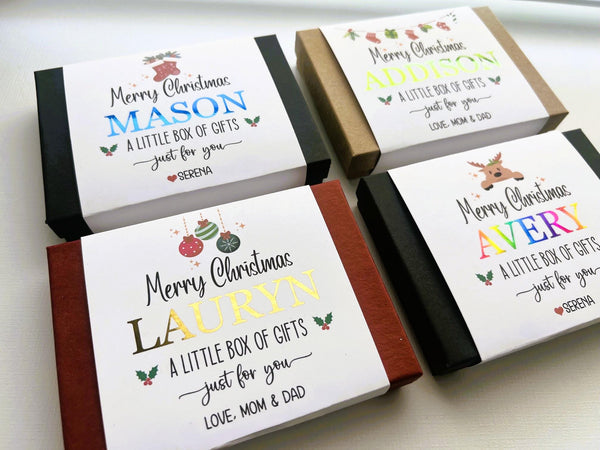 Personalized Christmas Gift Card Box, Holiday Gift Card Gift Box Book, Gift Card Box for Teens, Cash Gifting, Holds Multiple Gift Cards