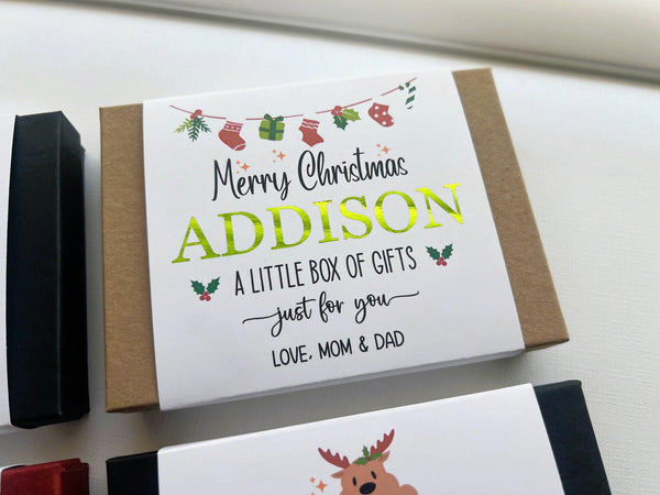 Personalized Christmas Gift Card Box, Holiday Gift Card Gift Box Book, Gift Card Box for Teens, Cash Gifting, Holds Multiple Gift Cards