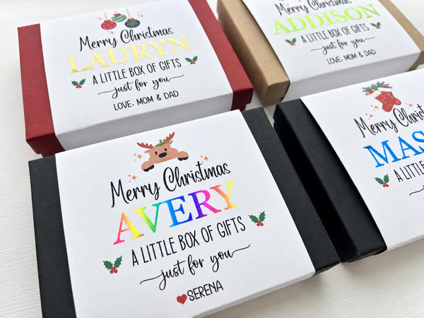Personalized Christmas Gift Card Box, Holiday Gift Card Gift Box Book, Gift Card Box for Teens, Cash Gifting, Holds Multiple Gift Cards