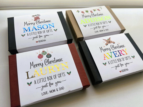 Personalized Christmas Gift Card Box, Holiday Gift Card Gift Box Book, Gift Card Box for Teens, Cash Gifting, Holds Multiple Gift Cards