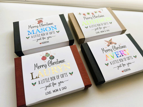 Personalized Christmas Gift Card Box, Holiday Gift Card Gift Box Book, Gift Card Box for Teens, Cash Gifting, Holds Multiple Gift Cards