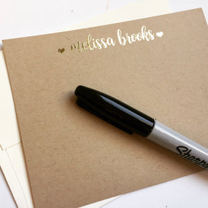 Custom Note Cards, Personalized Stationary, BC