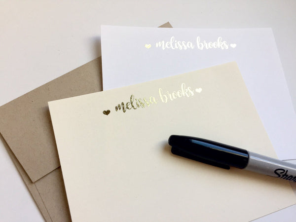 Custom Note Cards, Personalized Stationary, BC