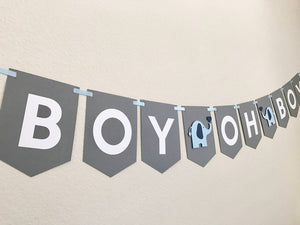 Baby Shower Banner, Boy Oh Boy Banner