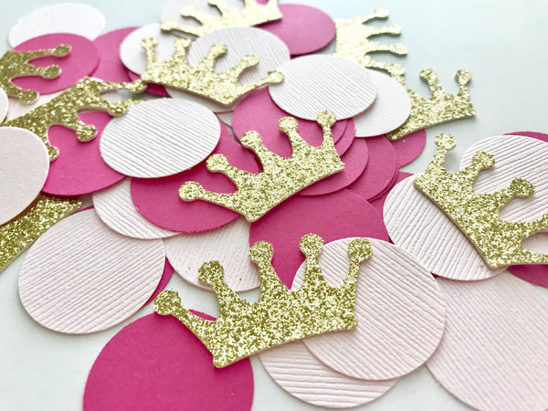 Princess Party Decorations, Princess Confetti, Crown Confetti