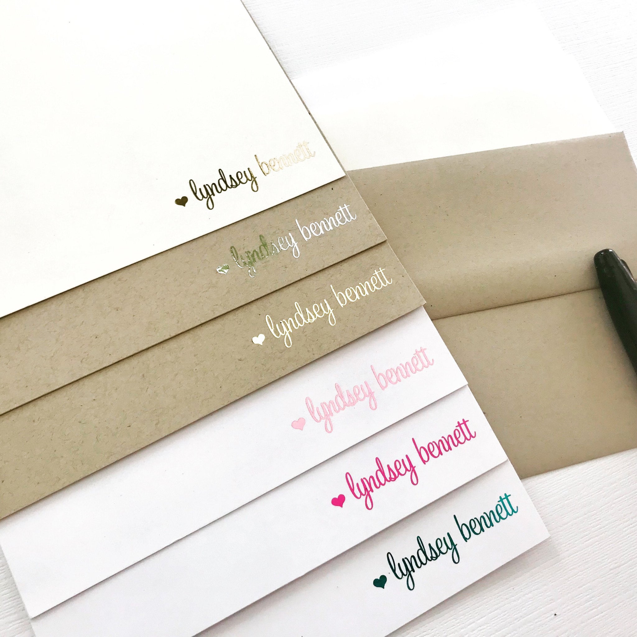 Custom Note Cards, Personalized Stationary, SH