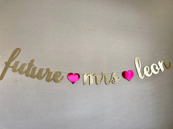 Personalized Future Mrs Banner