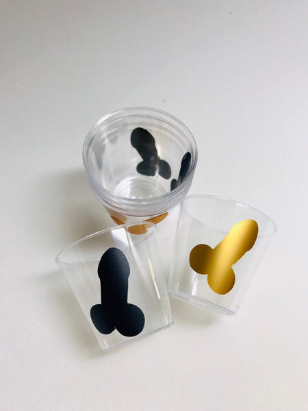Bachelorette Party Shot Cups, Plastic Shot Cups