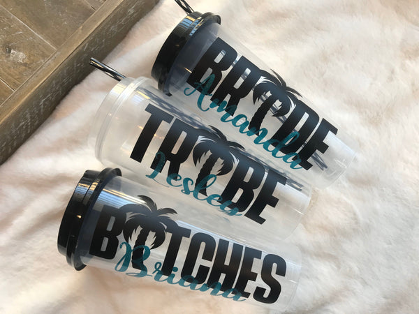 Bridesmaids Party Cups, Custom Party Cups