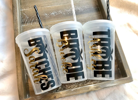 Bridesmaids Party Cups, Custom Party Cups
