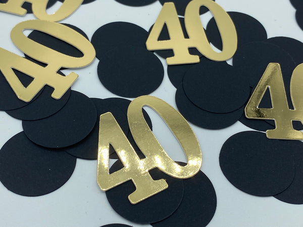 40th Birthday Confetti