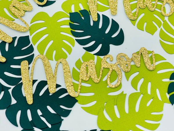 Safari/Jungle Name Confetti