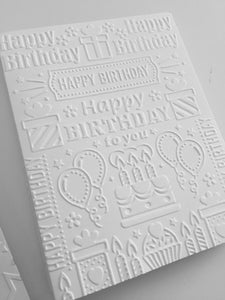 Embossed Birthday Cards, Birthday Card Set