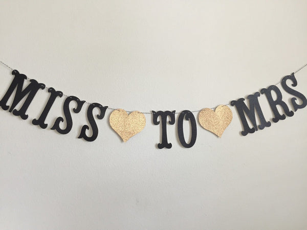 Miss to Mrs Party Banner