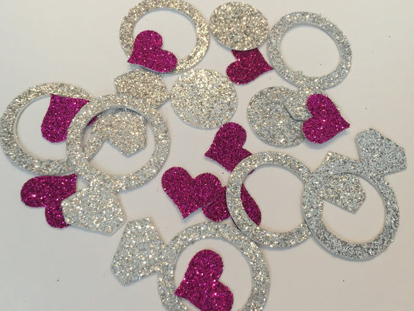Diamond Ring Confetti, Bridal Shower Confetti