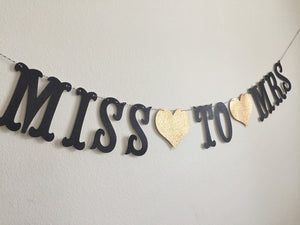 Miss to Mrs Party Banner